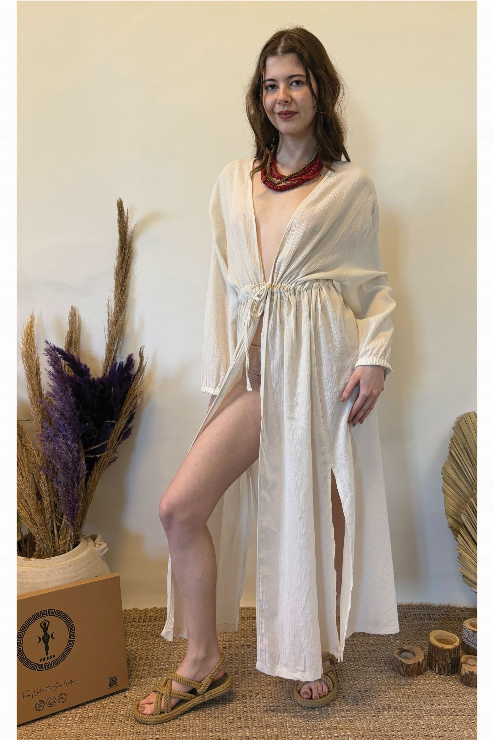 Beli Bağcıklı Günlük Ve Yazlık Kimono